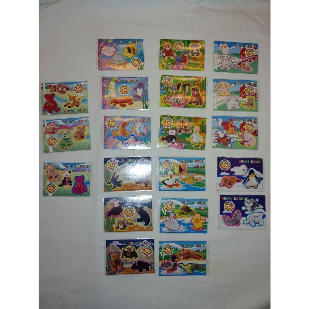 TY Beanie Babies BBOC Stickers - Series 3 20 cards 3 stickers per card